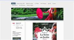 Desktop Screenshot of lasceneaujardin.com