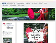 Tablet Screenshot of lasceneaujardin.com